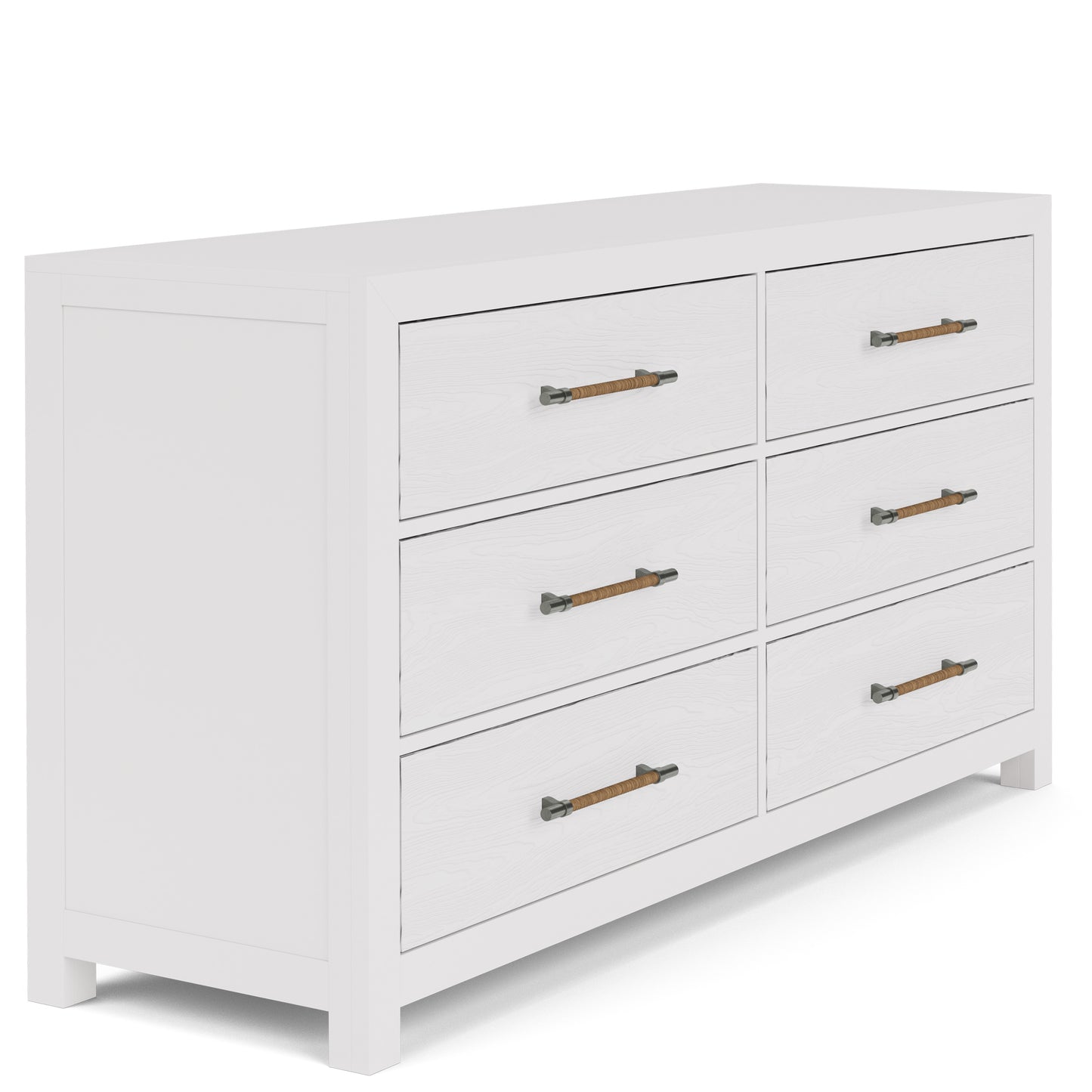 Rosalie 6-Drawer Dresser-White