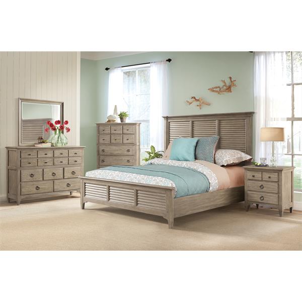 MYRA QUEEN LOUVER BED